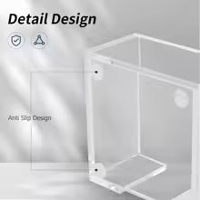 Acrylic Sticky Note Holder Clear Acrylic Notepad Holder Memo Note Dispenser Notepad Holder For Home Office Desk Organizer