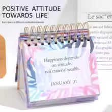2026 Motivational Daily Flip Calendar with Inspirational Quotes – Perpetual Desk Calendar for Modern Home & Office Decoration